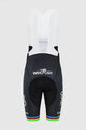 PISSEI Cycling bib shorts - TADEJ POGACAR WORLD CHAMP REPLICA - black/white