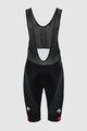 PISSEI Cycling bib shorts - UAE TEAM EMIRATES 2025 REPLICA - black