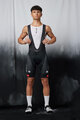 PISSEI Cycling bib shorts - UAE TEAM EMIRATES 2025 REPLICA - black