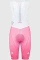 PISSEI Cycling bib shorts - UAE TEAM EMIRATES 2024 REPLICA SANREMO - GIRO 24 - pink