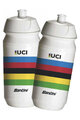 SANTINI Cycling water bottle - UCI - white/multicolour