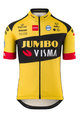 AGU Cycling short sleeve jersey - JUMBO-VISMA '20 KIDS - yellow/black