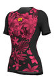 ALÉ Cycling short sleeve t-shirt - SARTANA LADY  - pink/black