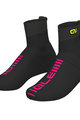 ALÉ Cycling shoe covers - AERO  - pink/black