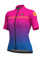 ALÉ Cycling short sleeve jersey - FADE LADY - blue/pink