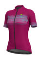 ALÉ Cycling short sleeve jersey - START LADY  - pink/blue