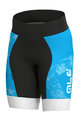 ALÉ Cycling shorts without bib - STELLE KIDS - blue/black