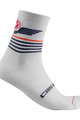 CASTELLI Cyclingclassic socks - LANCIO 15 - white/grey