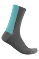 CASTELLI Cyclingclassic socks - BANDITO WOOL 18 - light blue/grey