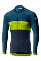 CASTELLI Cycling summer long sleeve jersey - PROLOGO VI SUMMER - green/blue