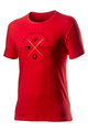 CASTELLI Cycling short sleeve t-shirt - SARTO - red