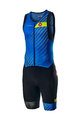 CASTELLI Cycling skinsuit - FREE SANREMO - blue/black