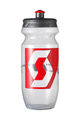 Cycling water bottle - SCOTT 550 ml  - red/transparent