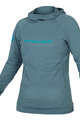 hoodie - SINGLETRACK LADY - blue