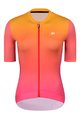 HOLOKOLO Cycling short sleeve jersey and shorts - INFINITY LADY - black/pink/orange