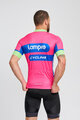 BONAVELO Cycling short sleeve jersey and shorts - LAMPRE - pink/black