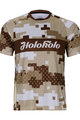 HOLOKOLO Cycling short sleeve jersey - DUNE MTB - brown