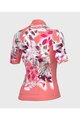 ALÉ Cycling short sleeve jersey and shorts - PR-S GARDEN LADY - pink/black