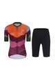 RIVANELLE BY HOLOKOLO Cycling short sleeve jersey and shorts - SERENITY - purple/black/red