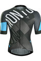 MONTON Cycling short sleeve jersey - EDGE - black/blue