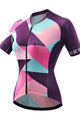 MONTON Cycling short sleeve jersey - COLOURED GLAZE LADY - purple/pink