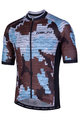 NALINI Cycling short sleeve jersey - AIS CROSS 2.0 MTB - blue/brown