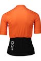 POC Cycling short sleeve jersey - ESSENTIAL ROAD LADY - orange/black