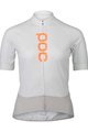 POC Cycling short sleeve jersey - ESSENTIAL ROAD LADY - white/grey