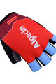 Cycling fingerless gloves - KATUSHA 2017 - bordeaux/red/light blue