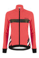 SANTINI Cycling thermal jacket - CORAL RAGGIO LADY - pink