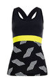 SANTINI Cycling sleeveless jersey - SCIA DUNE LADY - yellow/black