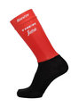 SANTINI Cyclingclassic socks - TREK 2018 AERO - black/red