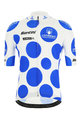 SANTINI Cycling short sleeve jersey - LA VUELTA 2019 - blue/white