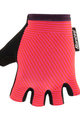 SANTINI Cycling fingerless gloves - MILLE - orange/pink