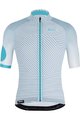 SANTINI Cycling short sleeve jersey - KARMA MILLE - light blue/white