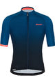 SANTINI Cycling short sleeve jersey - KARMA LUCE - blue