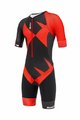 SANTINI Cycling overal - X IRONMAN CUPIO - black/red