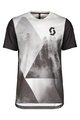 SCOTT Cycling short sleeve jersey - TRAIL FLOW PRO - white/grey