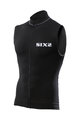 SIX2 Cycling sleeveless jersey - BIKE2 CHROMO - black