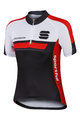 SPORTFUL Cycling short sleeve jersey - GRUPPETTO KIDS - red/black/white