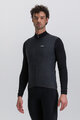 SANTINI Cycling winter long sleeve jersey - PURE  - black