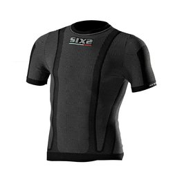 SIX2 Cycling short sleeve t-shirt - KIDS TS1 - black